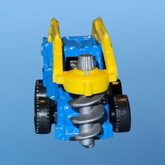 Matchbox Mattel INC Construction Blue INC Hole Driller Vehicle - Picture 4 of 6